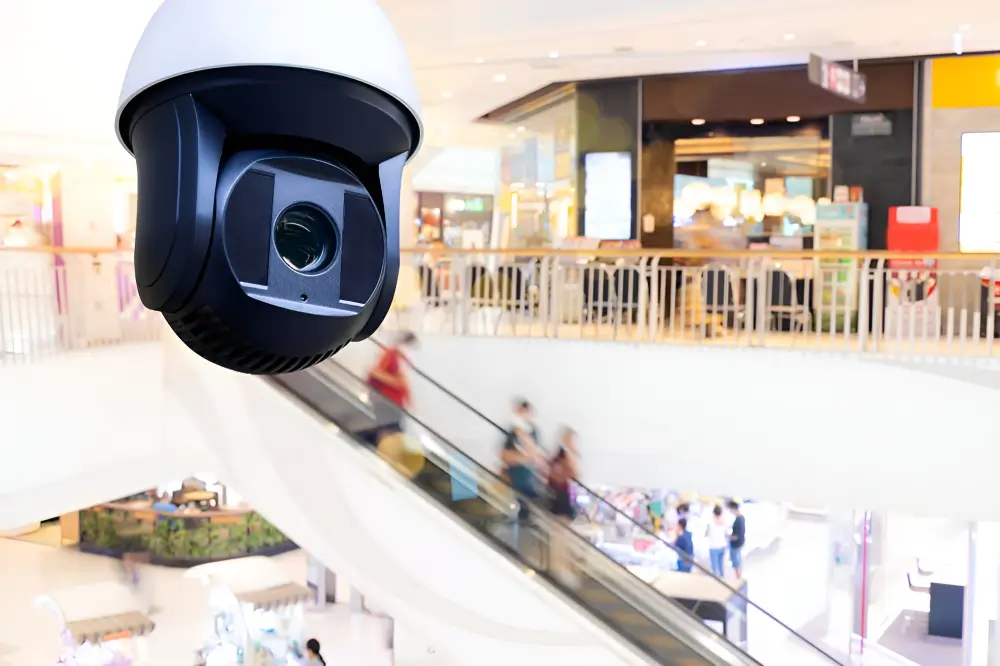 State-of-the-art mall security surveillance technology