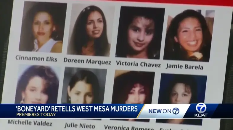 West Mesa Murders Victim Photos and Investigation News report showing victim photos related to the West Mesa murders documentary and criminal investigation.